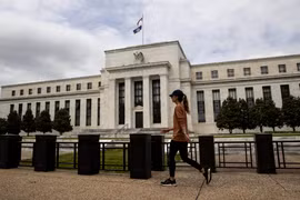 Trụ sở Ngân hàng dự trữ liên bang Mỹ (Fed) tại Washington D.C., ngày 21/5/2020. (Nguồn: THX/ TTXVN)