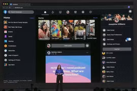Thiết kế mới trang web máy tính của Facebook, được công bố vào năm ngoái trong hội nghị F8 hàng năm. (Nguồn: androidpolice.com)