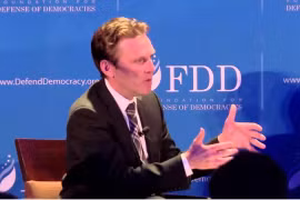 Quỹ FDD, một nhóm chuyên gia cố vấn do ông Mark Dubowitz đứng đầu. (Nguồn: YouTube)