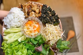 Món bún chả. (Nguồn: Vietnam+)