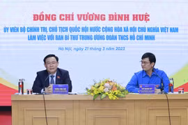 Chủ tịch Quốc hội Vương Đình Huệ phát biểu. (Ảnh: Doãn Tấn/TTXVN)