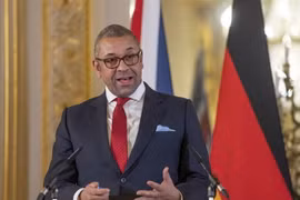 Ngoại trưởng Anh James Cleverly. (Ảnh: AFP/TTXVN)