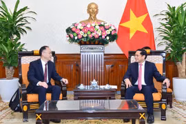 Bộ trưởng Ngoại giao Bùi Thanh Sơn tiếp ông Nông Dung, Trợ lý Bộ trưởng Ngoại giao Trung Quốc. (Nguồn: Thế giới và Việt Nam)