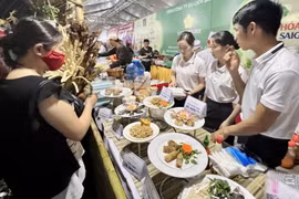 Giới thiệu món ăn tại Lễ hội Văn hóa-Ẩm thực Việt Nam. (Ảnh minh họa. Nguồn: TTXVN)