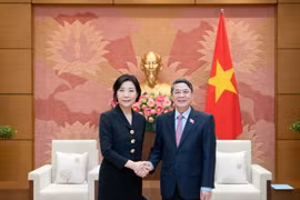 Phó Chủ tịch Quốc hội Nguyễn Đức Hải và Đại sứ Hàn Quốc Oh Youngju. (Nguồn: Cổng Thông tin điện tử Quốc hội Việt Nam)