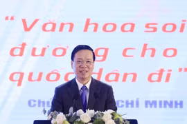 Chủ tịch nước Võ Văn Thưởng phát biểu. (Ảnh: Thống Nhất/TTXVN)