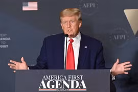 Cựu Tổng thống Mỹ Donald Trump. (Ảnh: AFP/TTXVN)