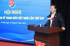 Phó Thủ tướng Trần Hồng Hà phát biểu chỉ đạo. (Ảnh: Minh Đức/TTXVN)