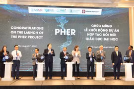 Lễ Khởi động Dự án Hợp tác Đổi mới Giáo dục Đại học do Hoa Kỳ hỗ trợ. (Nguồn: Bộ Giáo dục và Đào tạo)