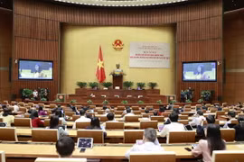 Quang cảnh hội nghị sáng 7/4. (Ảnh: Doãn Tấn/TTXVN)