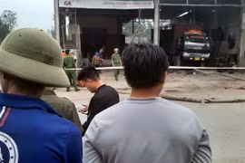 Hiện trường vụ nổ. (Ảnh: TTXVN phát)