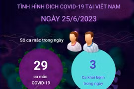 Cập nhật tình hình dịch COVID-19 tại Việt Nam ngày 25/6.