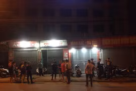 Tiệm vàng nơi xảy ra sự việc (Ảnh: Sơn Bách/Vietnam+) 