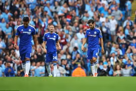Chelsea thua đậm trước đối thủ chính Manchester City. (Nguồn: Getty Images)