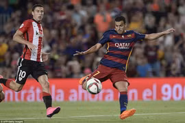Trận gặp Bilbao là trận cuối của Pedro cho Barcelona. (Nguồn: AFP/Getty Images)