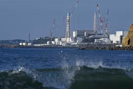 Nhà máy Điện Hạt nhân Fukushima Daiichi ở quận Fukushima, Nhật Bản ngày 4/7. (Ảnh: Kyodo/TTXVN)