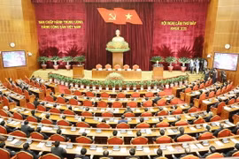 Quang cảnh Hội nghị Hội nghị Trung ương lần thứ bảy Khóa XII. (Ảnh: Trí Dũng/TTXVN)