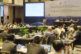 Quang cảnh phiên thảo luận thứ 4 của hội thảo khoa học quốc tế lần thứ tám về Biển Đông. (Ảnh: Tiên Minh/TTXVN)