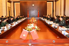 Quang cảnh buổi đối thoại. (Ảnh: Trung Kiên/TTXVN)