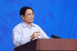 Thủ tướng Phạm Minh Chính kết luận phiên họp. (Ảnh: Dương Giang/TTXVN)