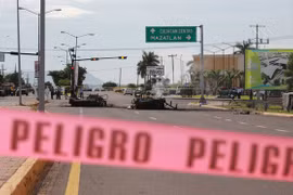 Hiện trường vụ phục kích. (Nguồn: AFP)