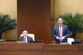 Phó Chủ tịch Quốc hội Trần Quang Phương phát biểu. (Ảnh: Doãn Tấn/TTXVN)