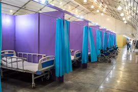 Một cơ sở cách ly dành cho người nghi nhiễm COVID-19 tại Pasay, Philippines ngày 7/4/2020. (Ảnh: THX/TTXVN)