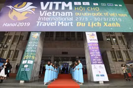 Hội chợ du lịch quốc tế Việt Nam 2019 đã chính thức khai mạc. (Ảnh: PV/Vietnam+)