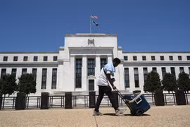 Trụ sở Cục dự trữ liên bang Mỹ ở Washington DC. (Ảnh: THX/TTXVN)