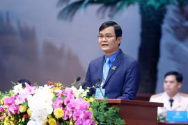 Ông Bùi Quang Huy đắc cử Bí thư thứ Nhất Trung ương Đoàn (Ảnh: Phạm Kiên/TTXVN)