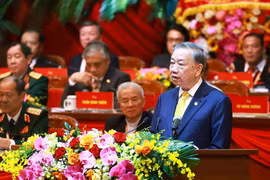 Tổng Bí thư, Chủ tịch nước Tô Lâm phát biểu chỉ đạo Đại hội đại biểu toàn quốc Mặt trận Tổ quốc Việt Nam lần thứ X. (Ảnh: TTXVN)