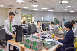 Ngân hàng tiếp tục hỗ trợ lãi suất cho doanh nghiệp. (Ảnh: CTV/Vietnam+)