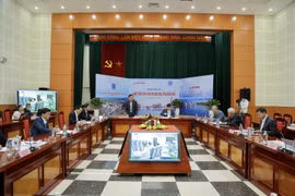 Toàn cảnh Tọa đàm Luật Dầu khí cần mang đặc thù Dầu khí do Báo Lao động tổ chức tháng 11/2021. (Ảnh: Vietnam+)