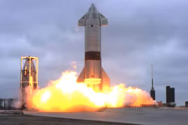 Nhà sáng lập của SpaceX cho biết: "Tàu Starship đã hạ cánh bình thường". (Nguồn: bbc.com)