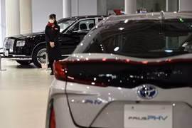Lợi nhuận kinh doanh trong tài khóa 2020/2021 của Toyota Motor Corp. ước giảm 12,5%. (Nguồn: japantimes.co.jp)