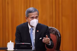 Bộ trưởng Ngoại giao Singapore Vivian Balakrishnan. (Ảnh: Dương Giang/TTXVN)