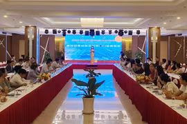 Buổi lễ chương trình Miền di sản diệu kỳ. (Ảnh: Ánh Tuyết/TTXVN)