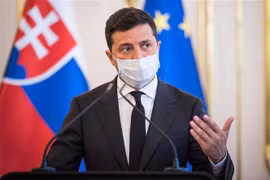 Tổng thống Ukraine Volodymyr Zelensky. (Ảnh: AFP/TTXVN)