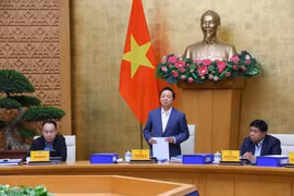 Phó Thủ tướng Trần Hồng Hà phát biểu chỉ đạo. (Ảnh: Văn Điệp/TTXVN)
