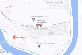Vị trí chung cư Palm Heights. 