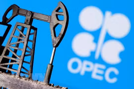 Biểu tượng của Tổ chức Các nước Xuất khẩu Dầu mỏ (OPEC). (Ảnh: Reuters/TTXVN)
