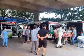 Khu vực xảy ra vụ nổ. 