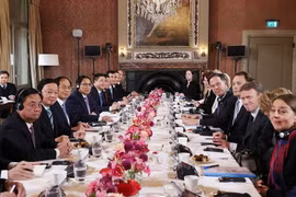 Thủ tướng Phạm Minh Chính và Thủ tướng Hà Lan Mark Rutte hội đàm tháng 12/2022. (Ảnh: Dương Giang/TTXVN)