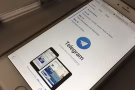 Giao diện ứng dụng Telegram. (Nguồn: AP)