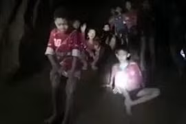 Các em thiếu niên trong đội bóng được tìm thấy. (Nguồn: BBC)