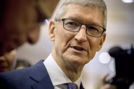 CEO Tim Cook của Apple. (Nguồn: Blooberg)