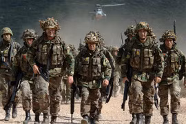 Binh sỹ NATO trong một cuộc tập trận. (Nguồn: worldbulletin.net) 