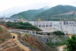 Đập thủy điện Trung Sơn vẫn an toàn sau sự cố sạt trượt đập tràn