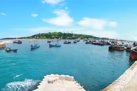 Một góc Đảo Bạch Long Vỹ. (Ảnh: Lâm Khánh/TTXVN)