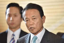 Bộ trưởng Tài chính Nhật Bản Taro Aso. (Nguồn: AFP)